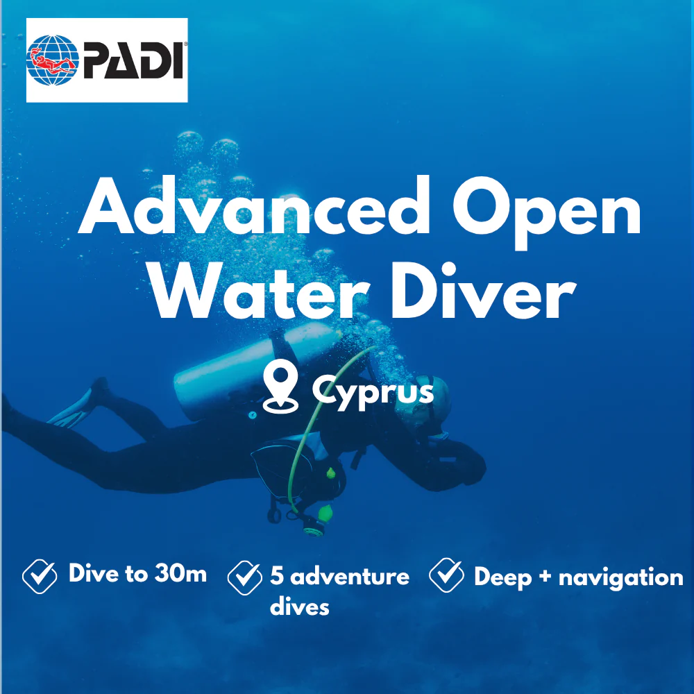PADI Advanced Open Water course in Cyprus
