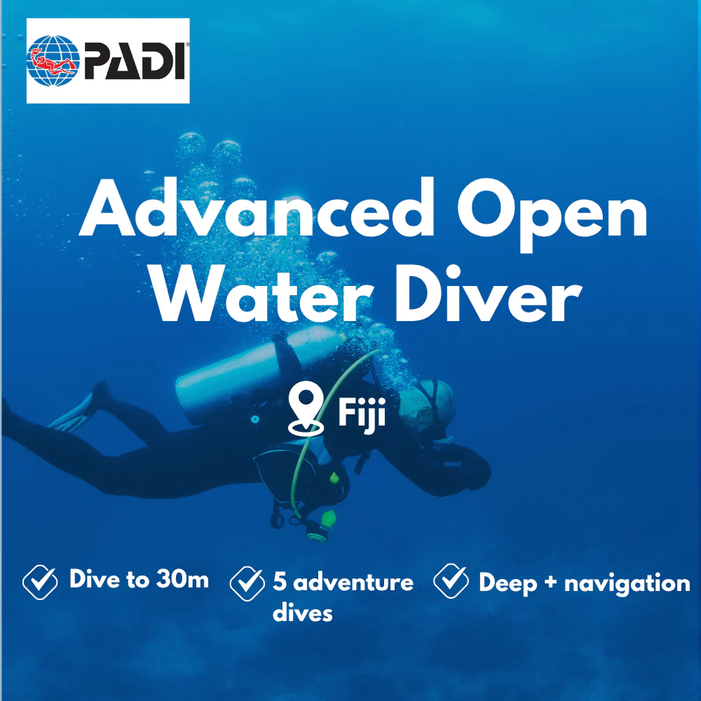 PADI Advanced Open Water course in Fiji