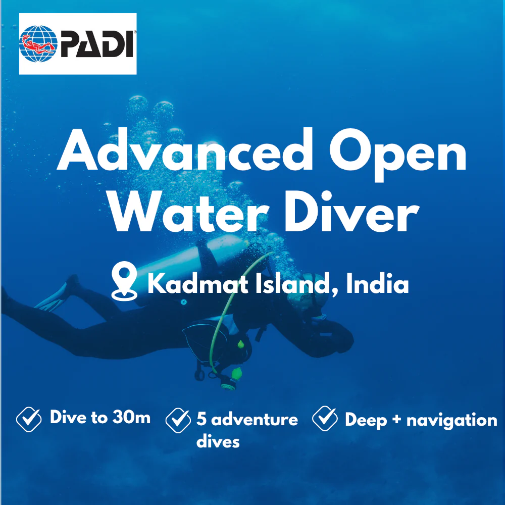 PADI Advanced Open Water course in Kadmat Island