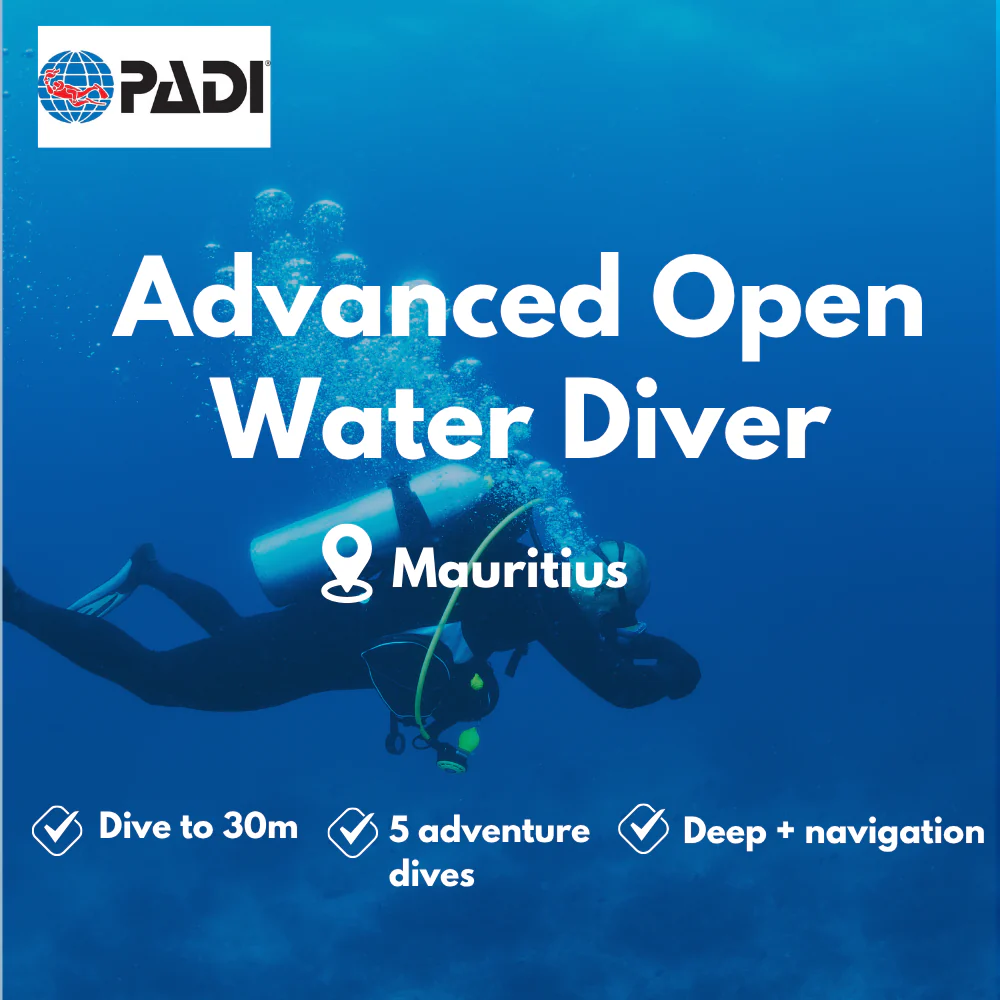 PADI Advanced Open Water course in Mauritius