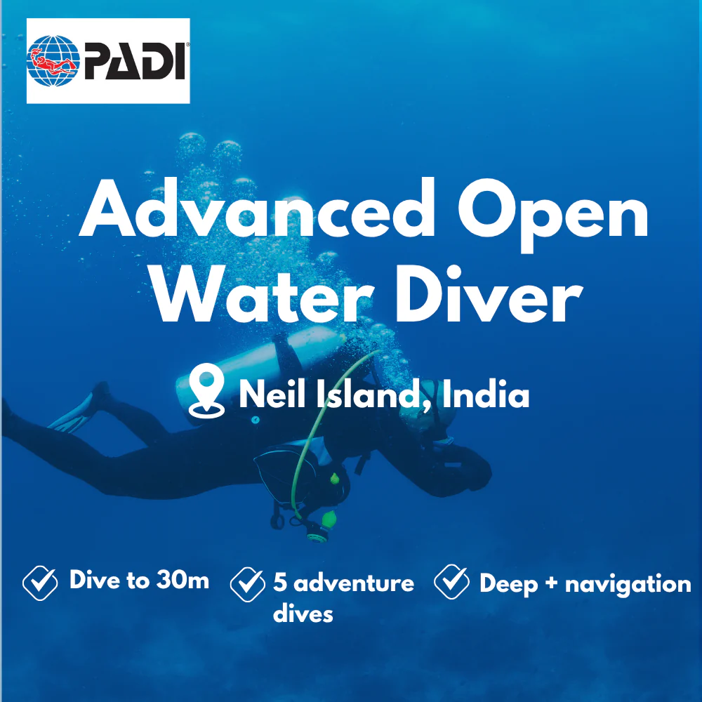 PADI Advanced Open Water course in Neil Island