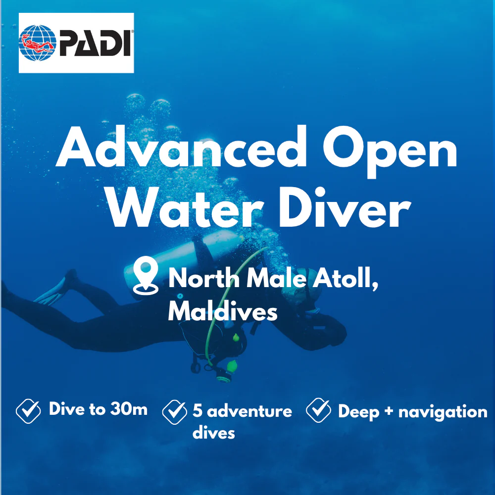PADI Advanced Open Water course in North Male Atoll