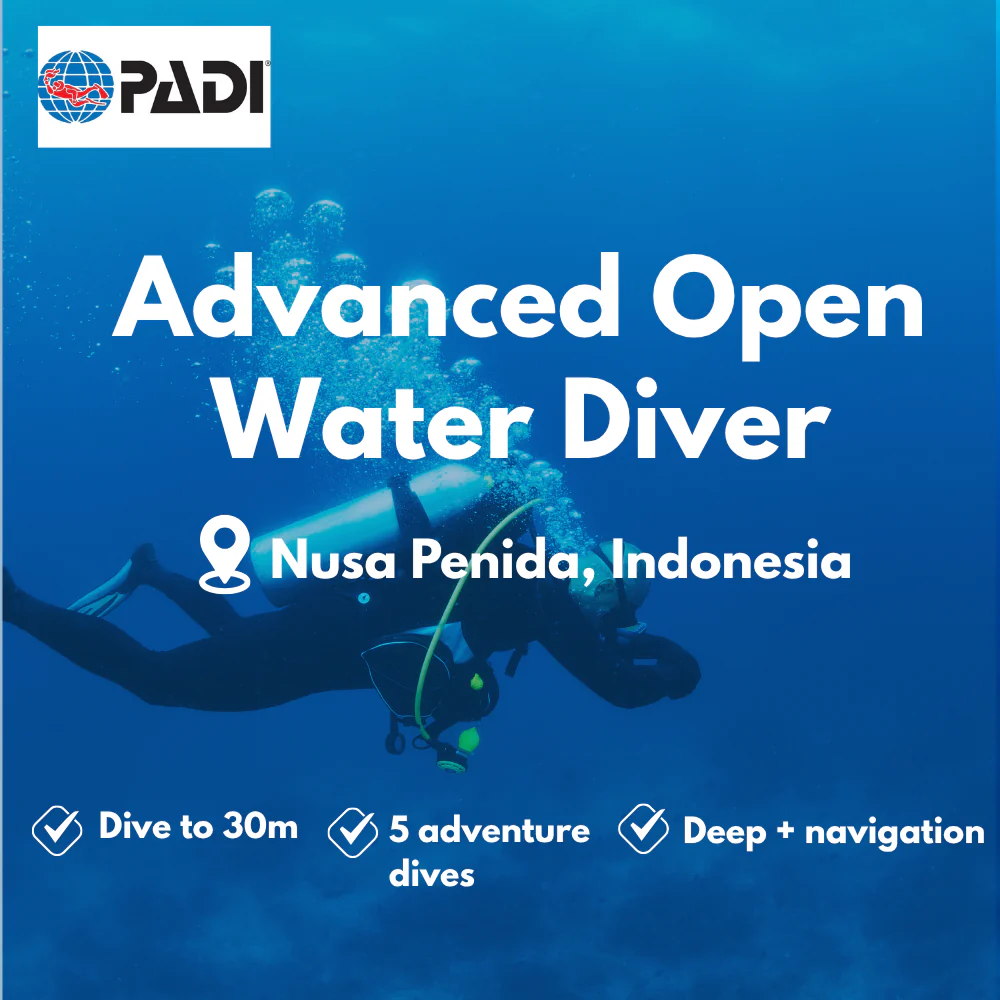 PADI Advanced Open Water course in Nusa Penida