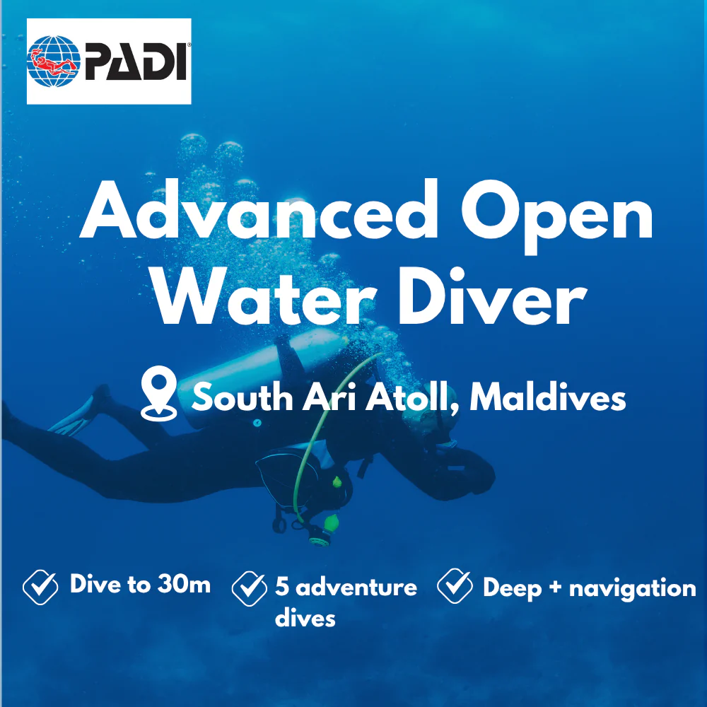 PADI Advanced Open Water course in South Ari Atoll