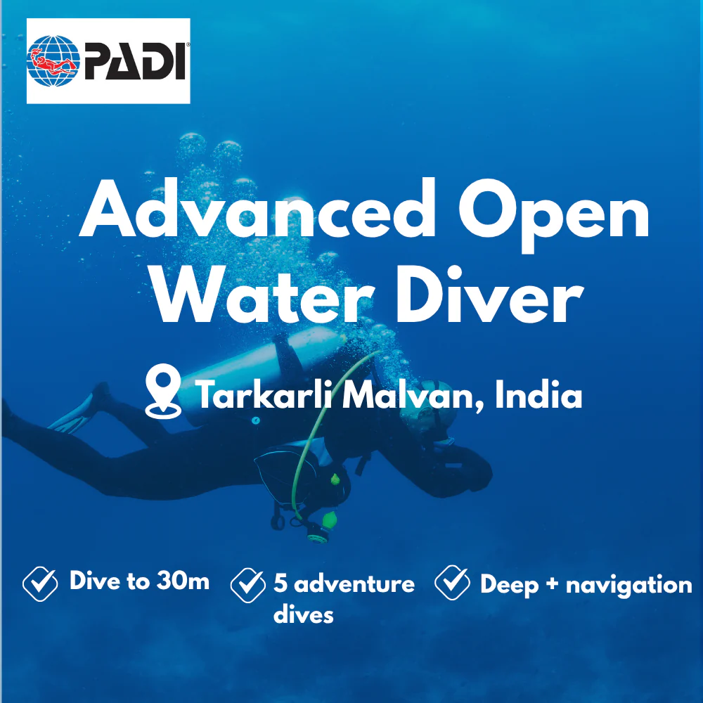 PADI Advanced Open Water course in Tarkarli Malvan