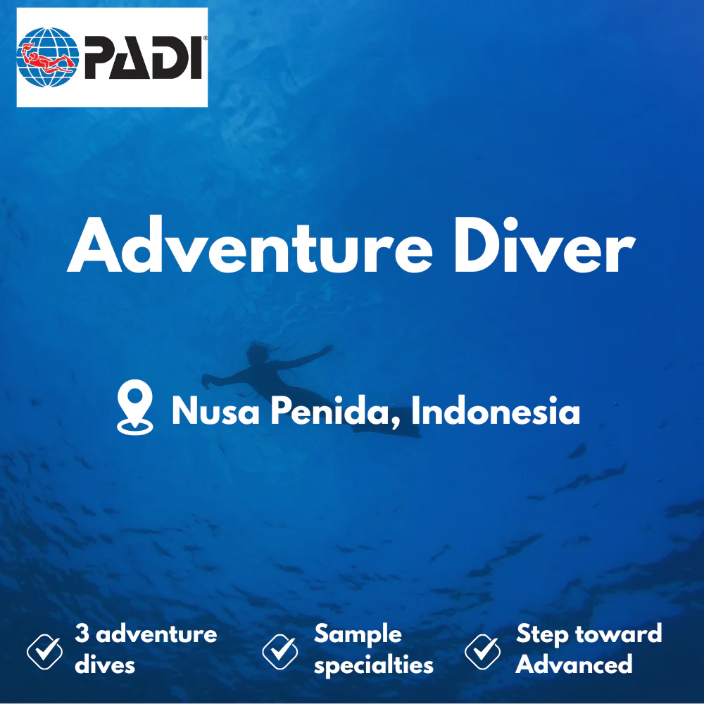 PADI Adventure Diver course in Nusa Penida