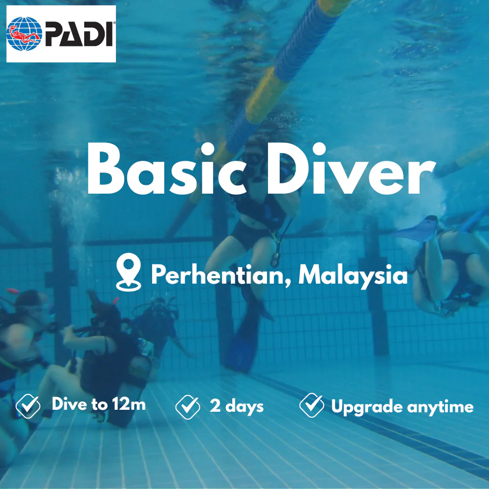PADI Basic Diver course in Perhentian