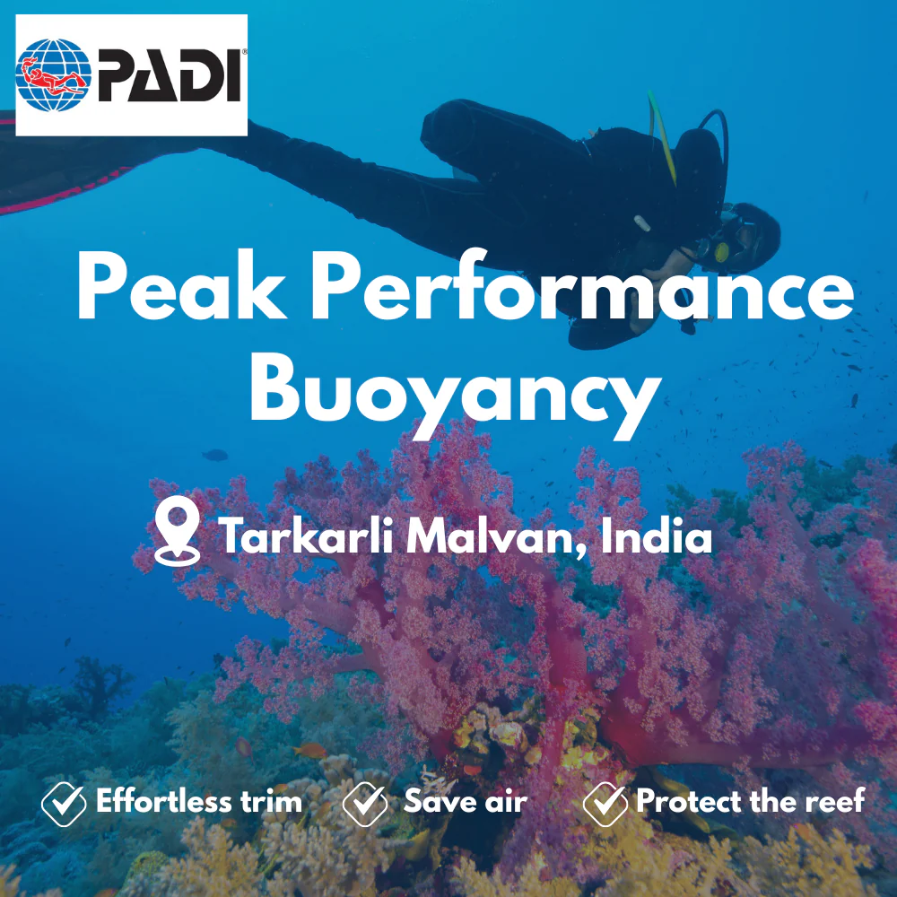 PADI Peak Performance Buoyancy course in Tarkarli Malvan