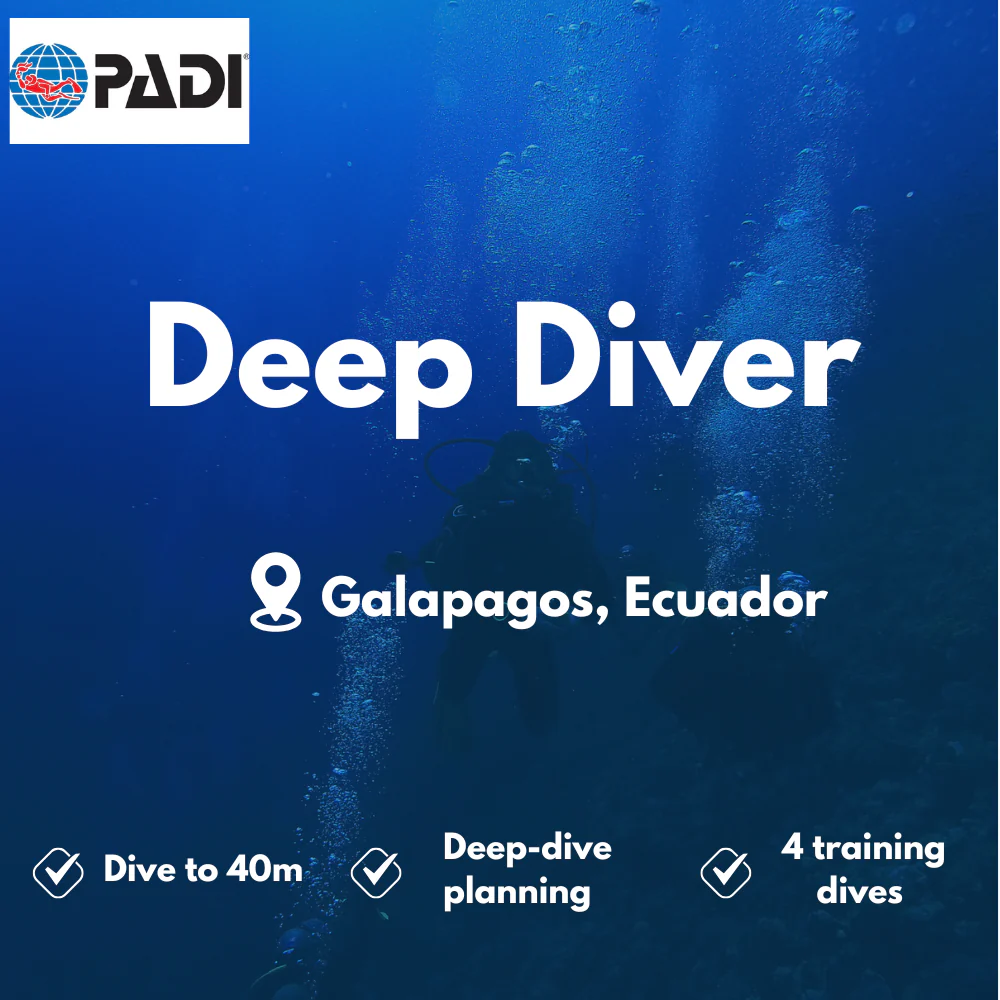 PADI Deep Diver course in Galapagos