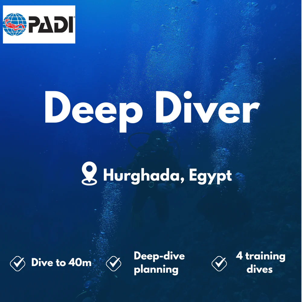 PADI Deep Diver course in Hurghada