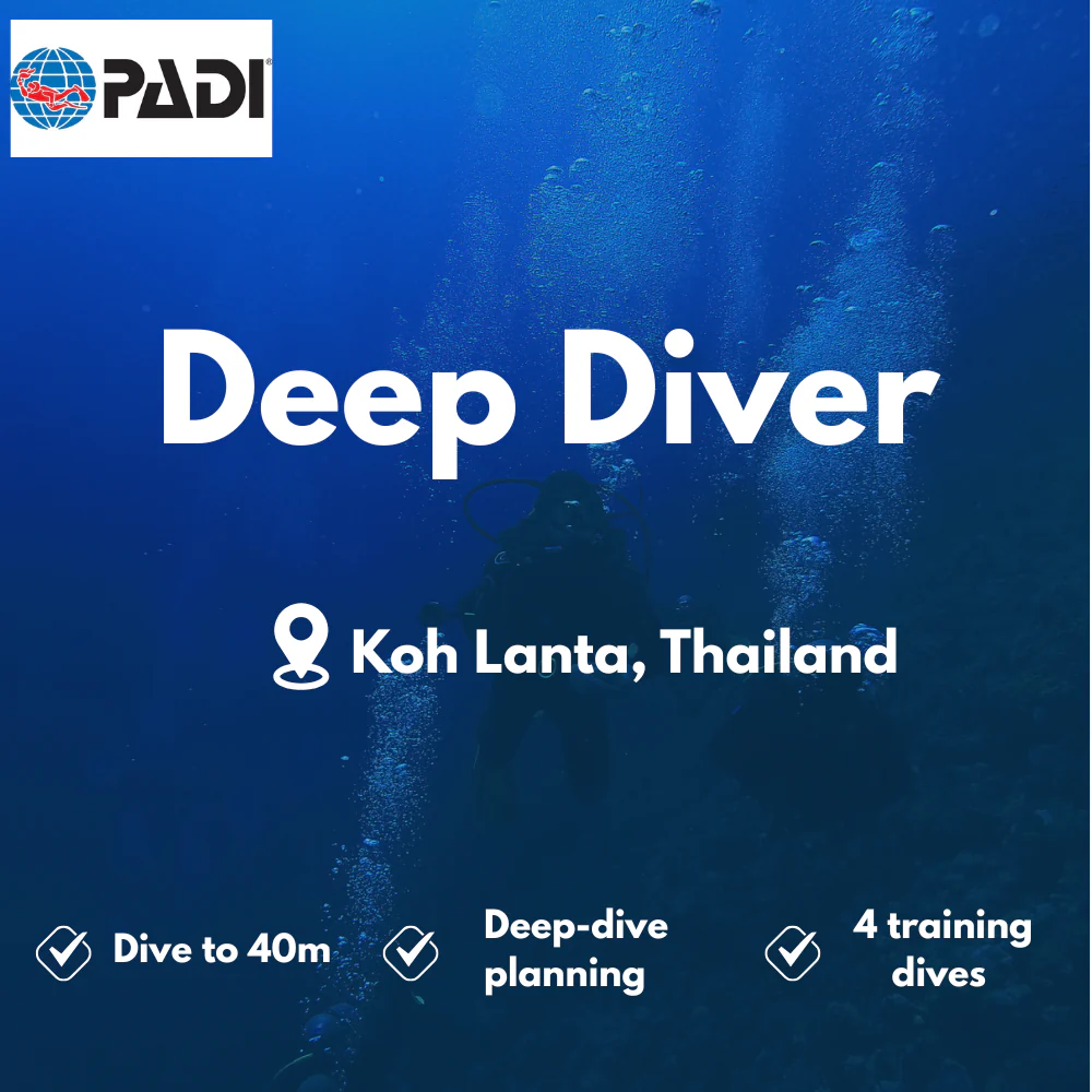 PADI Deep Diver course in Koh Lanta
