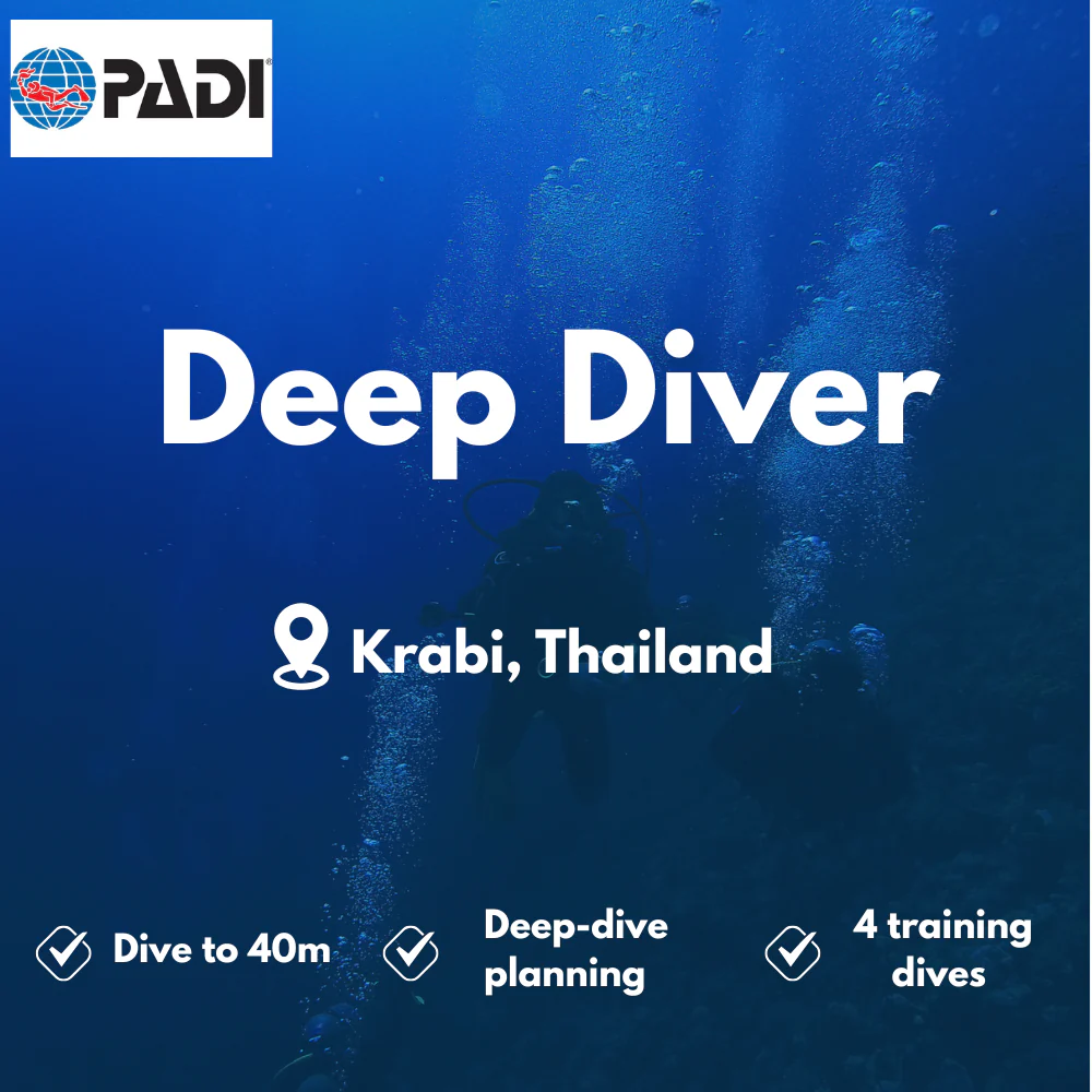 PADI Deep Diver course in Krabi