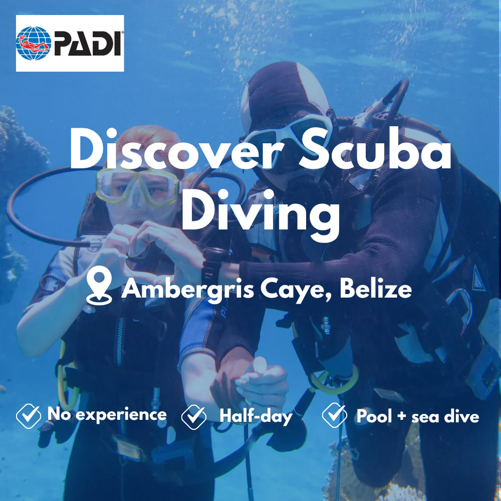 PADI Discover Scuba course in Ambergris Caye