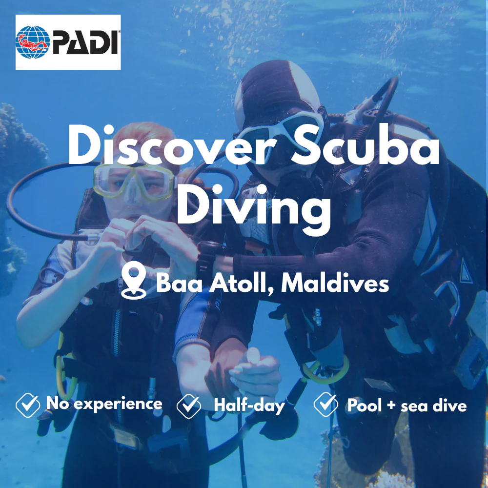 PADI Discover Scuba course in Baa Atoll