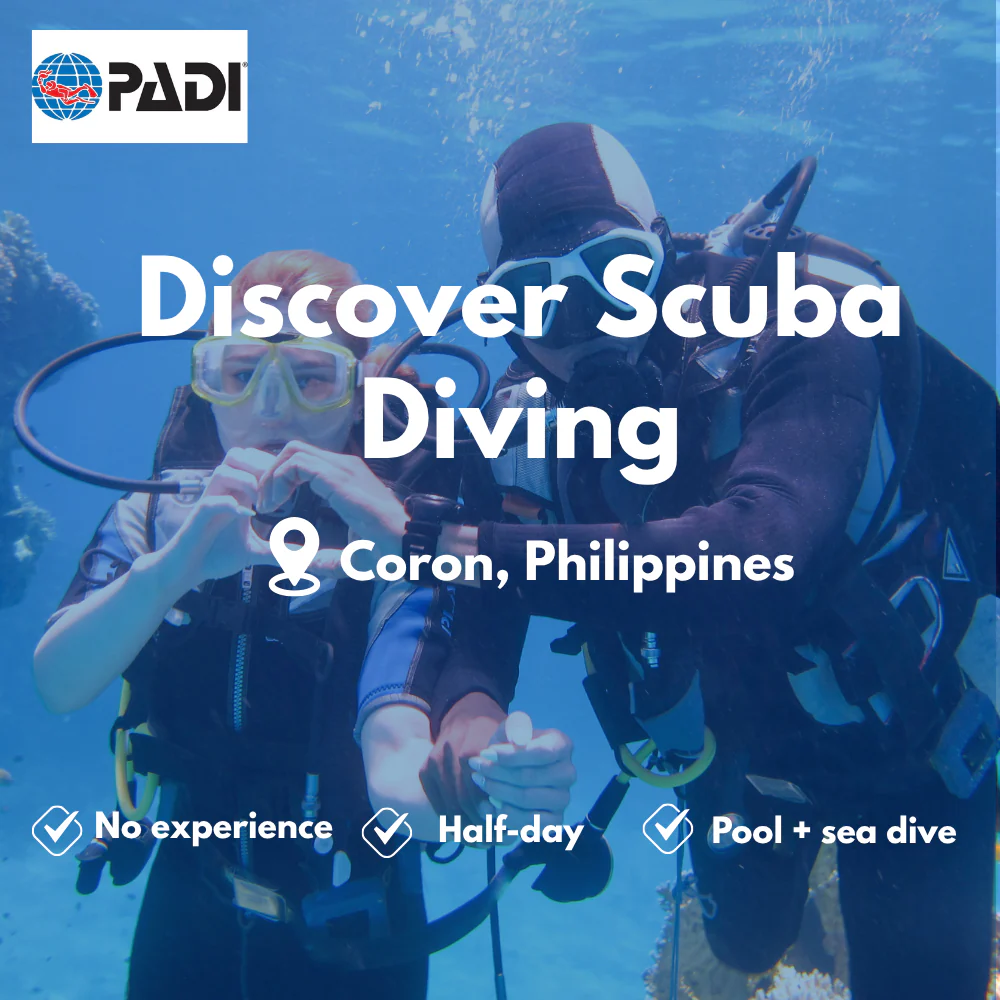 PADI Discover Scuba course in Coron