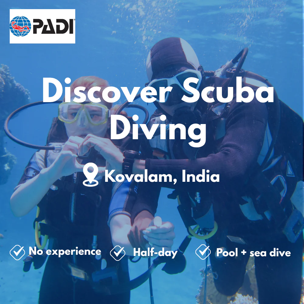 PADI Discover Scuba course in Kovalam