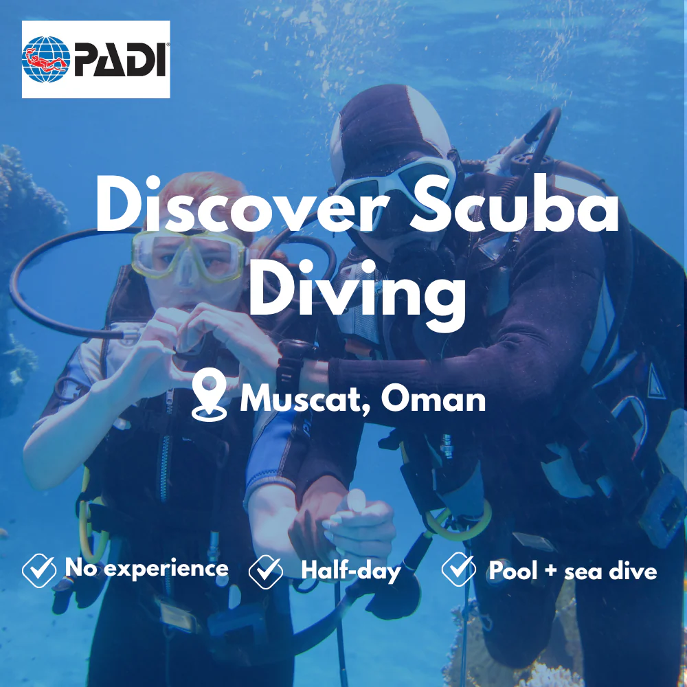 PADI Discover Scuba course in Muscat