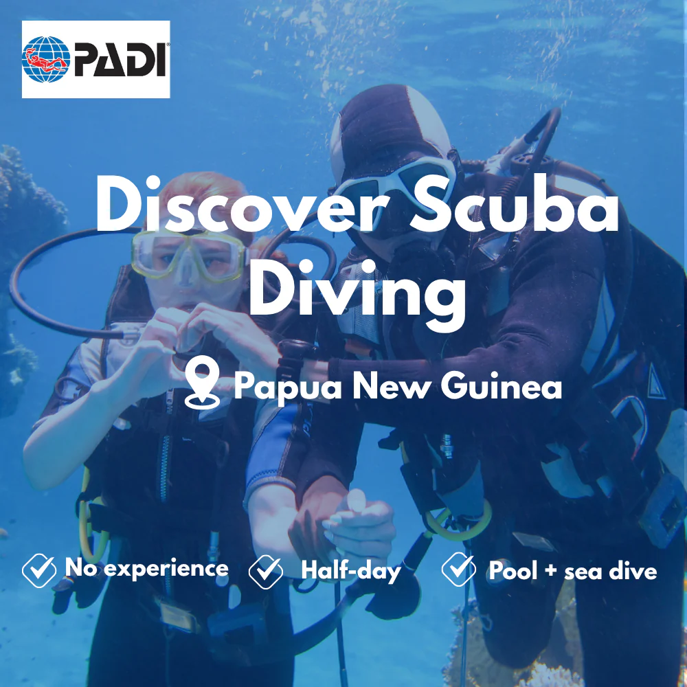 PADI Discover Scuba course in Papua New Guinea
