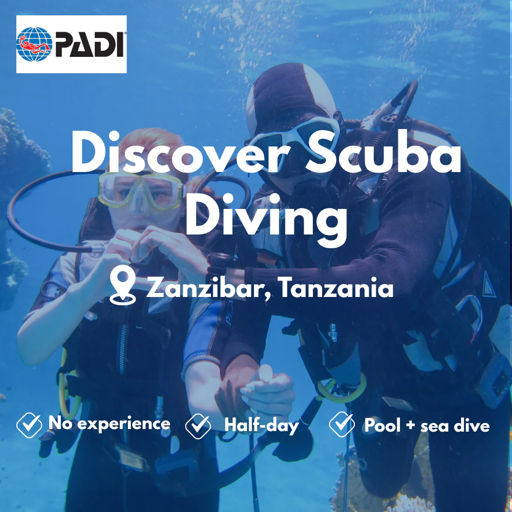 PADI Discover Scuba course in Zanzibar