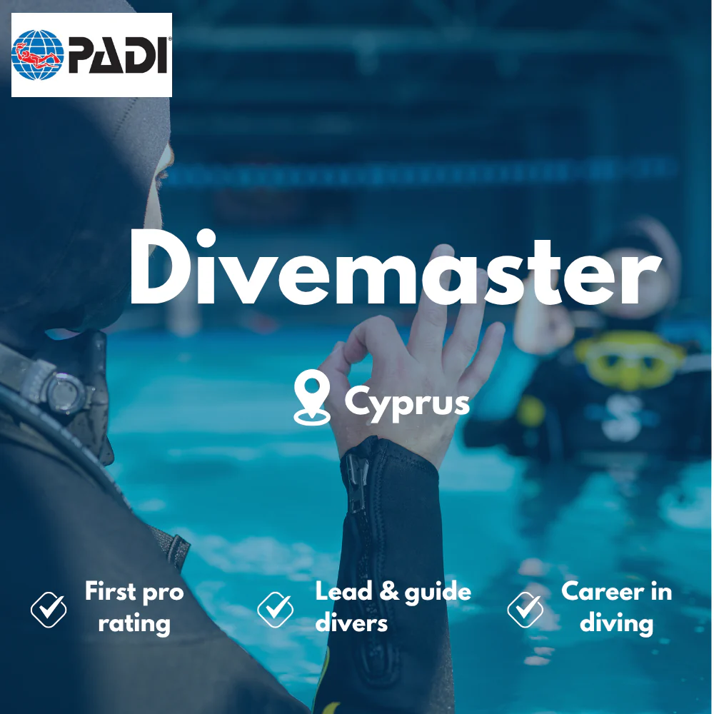 PADI Divemaster course in Cyprus
