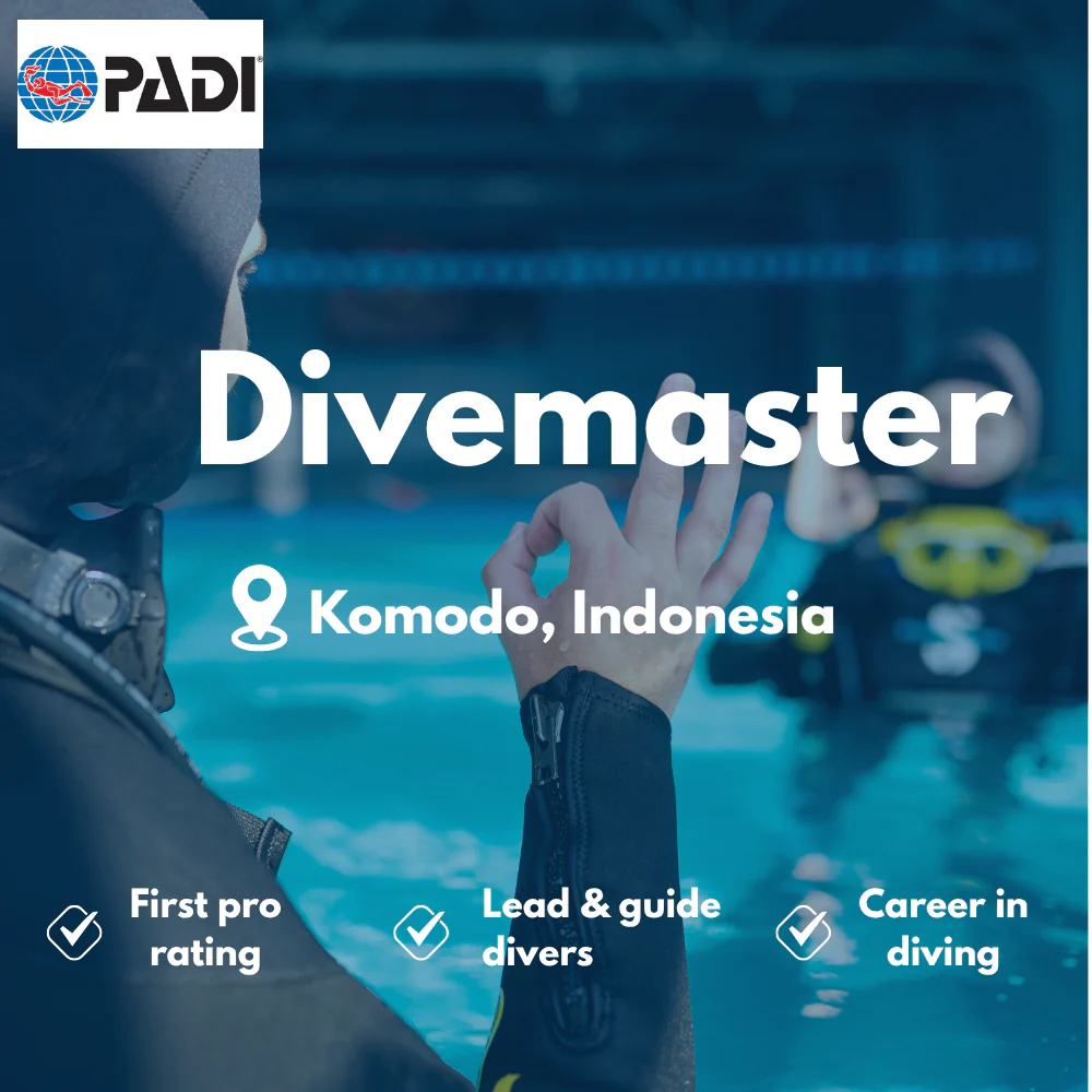 PADI Divemaster course in Komodo