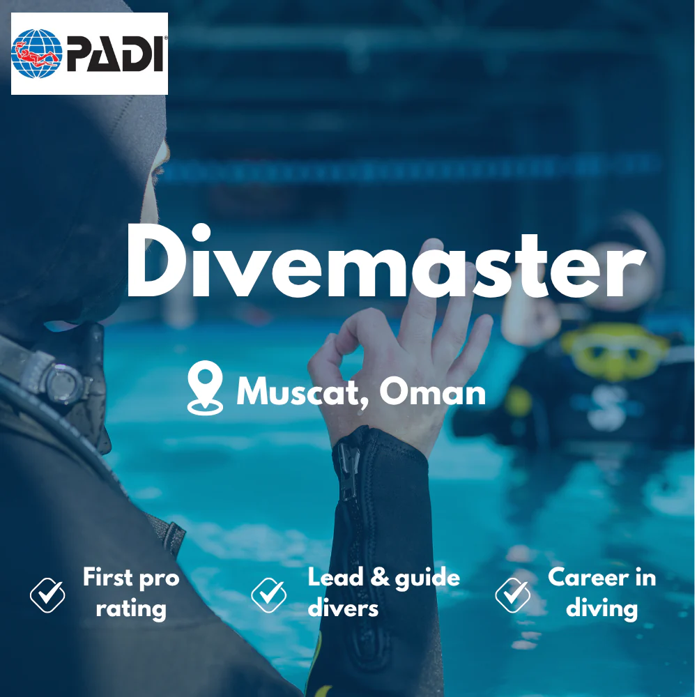 PADI Divemaster course in Muscat