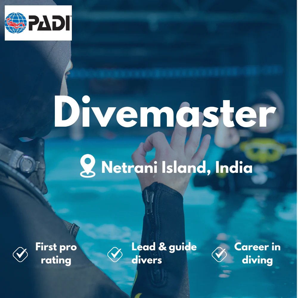 PADI Divemaster course in Netrani Island