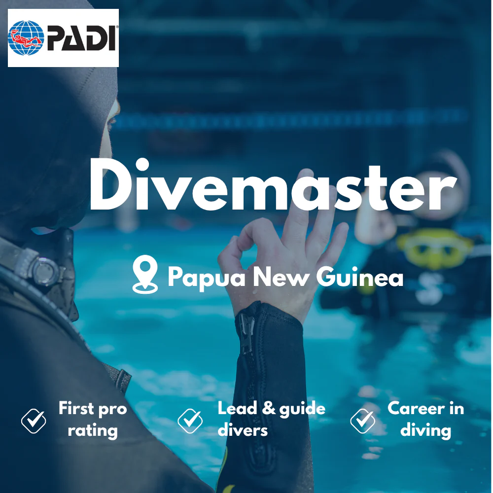 PADI Divemaster course in Papua New Guinea