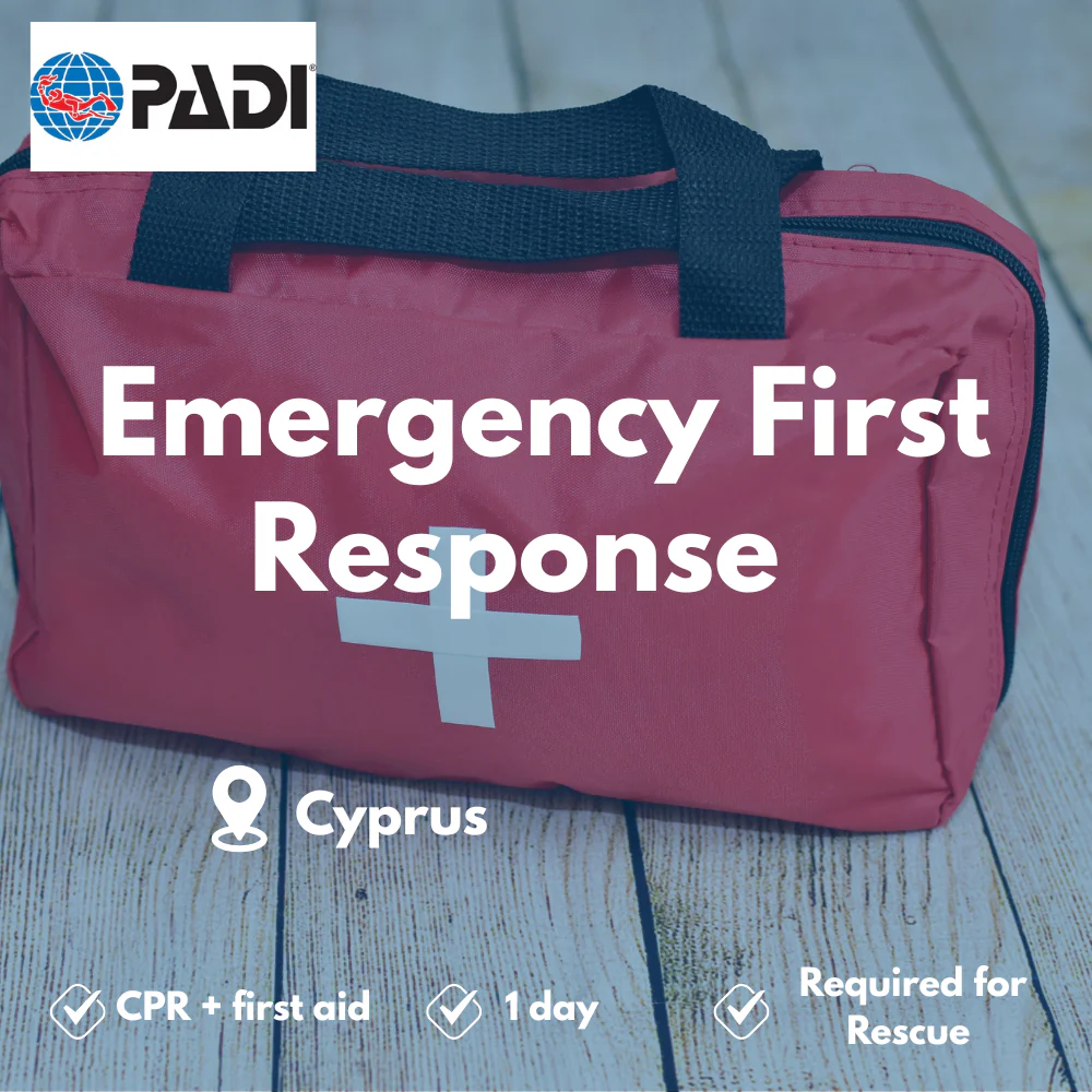 PADI Emergency First Response course in Cyprus