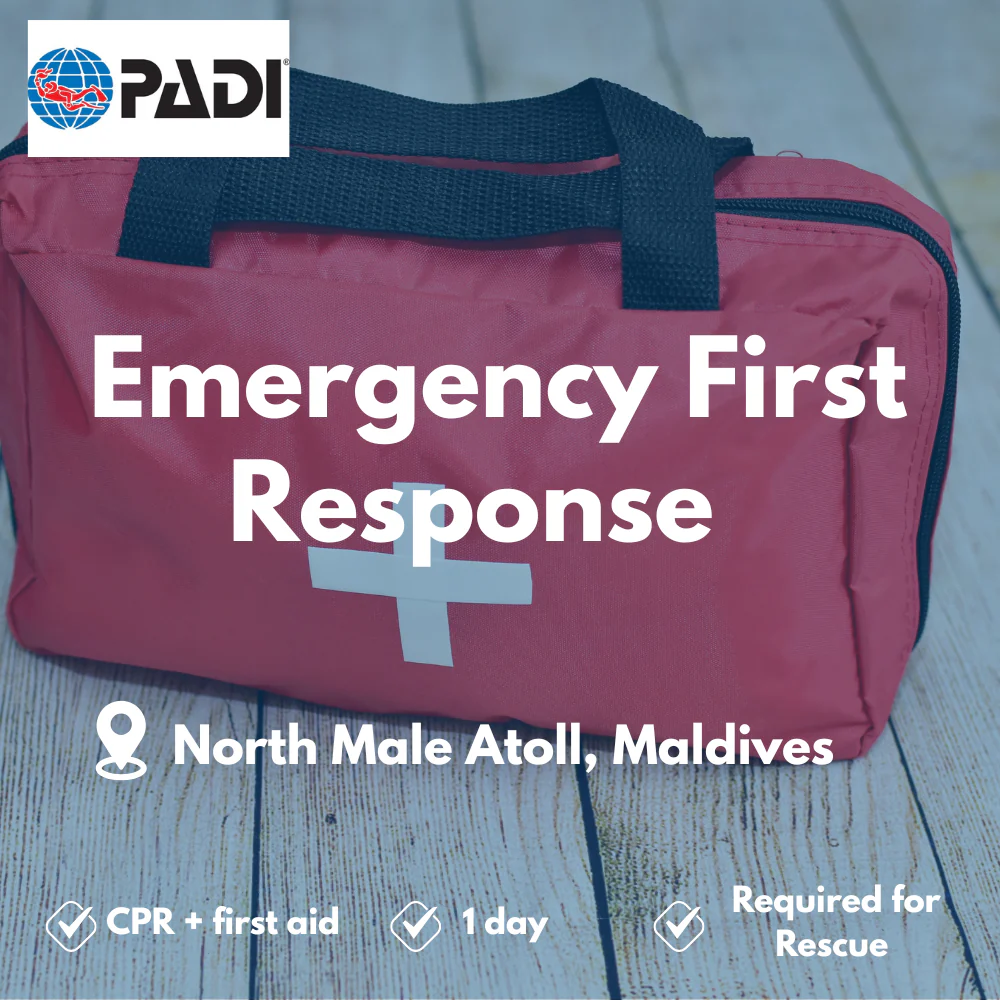 PADI Emergency First Response course in North Male Atoll
