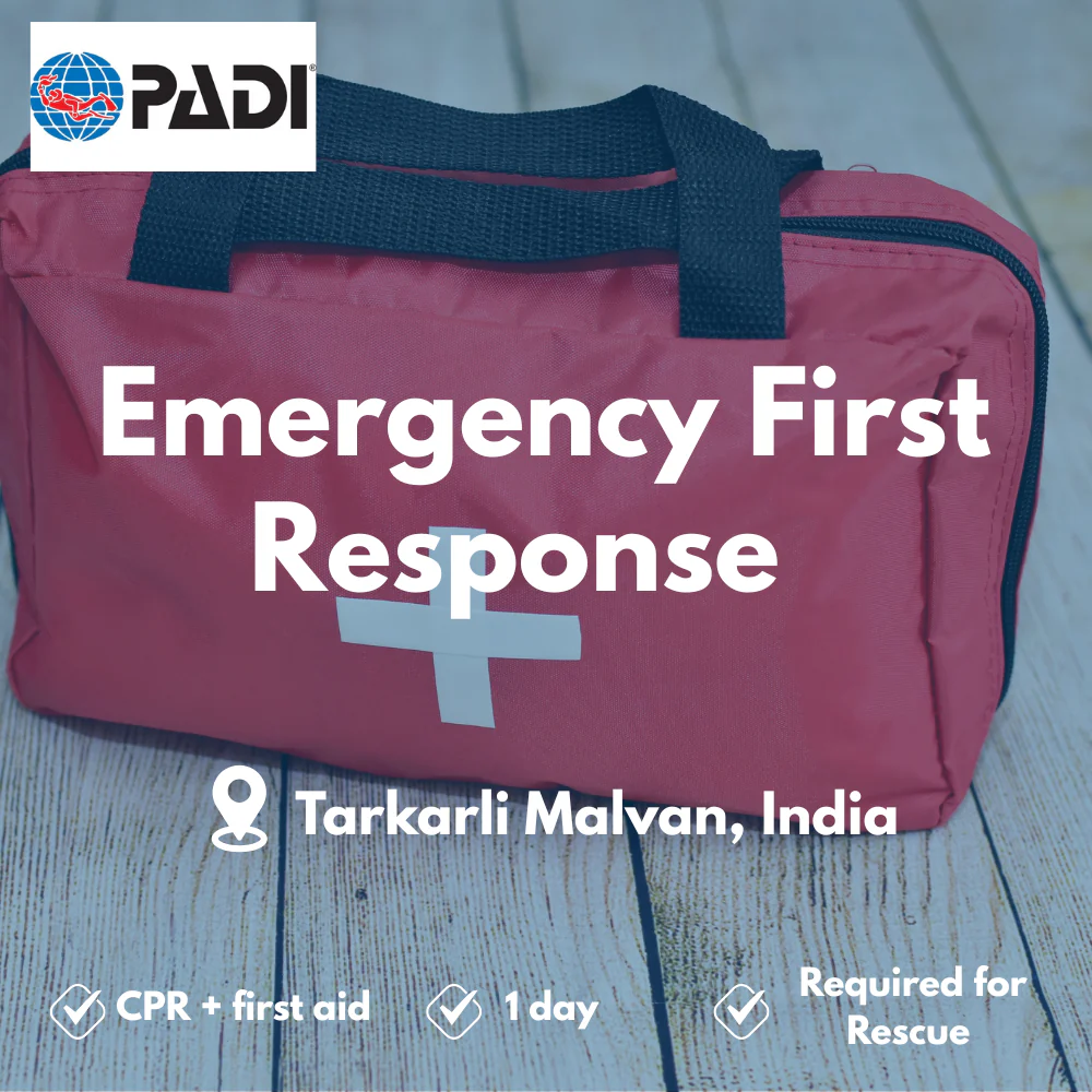 PADI Emergency First Response course in Tarkarli Malvan