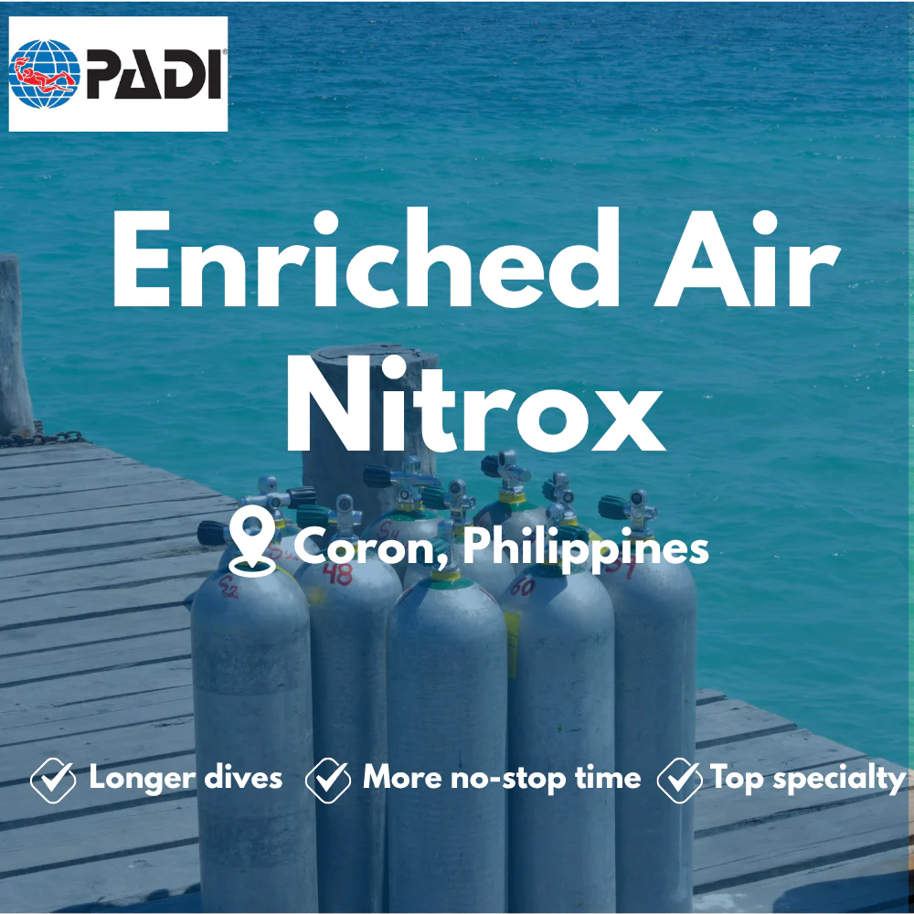 PADI Enriched Air (Nitrox) course in Coron