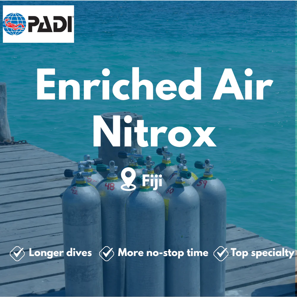 PADI Enriched Air (Nitrox) course in Fiji