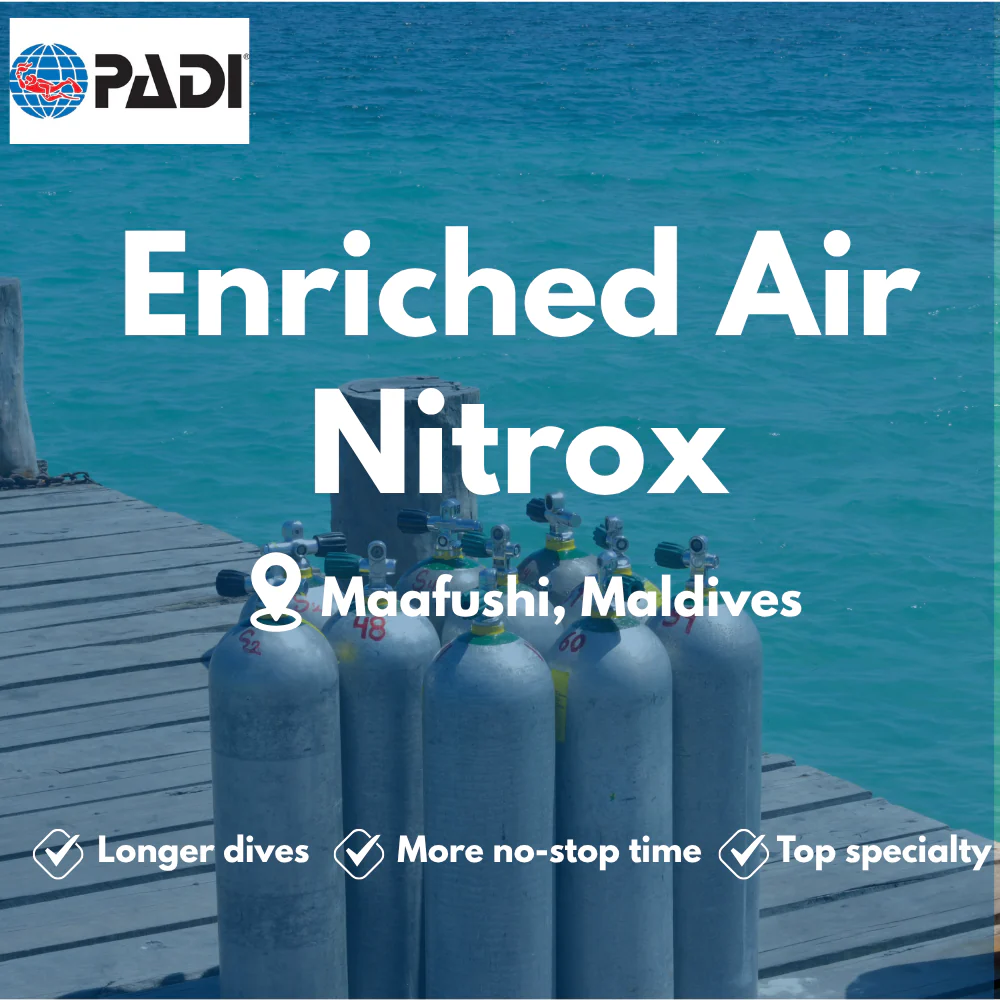 PADI Enriched Air (Nitrox) course in Maafushi