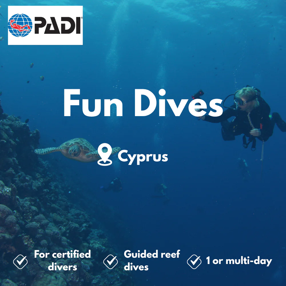 PADI Fun Dives course in Cyprus