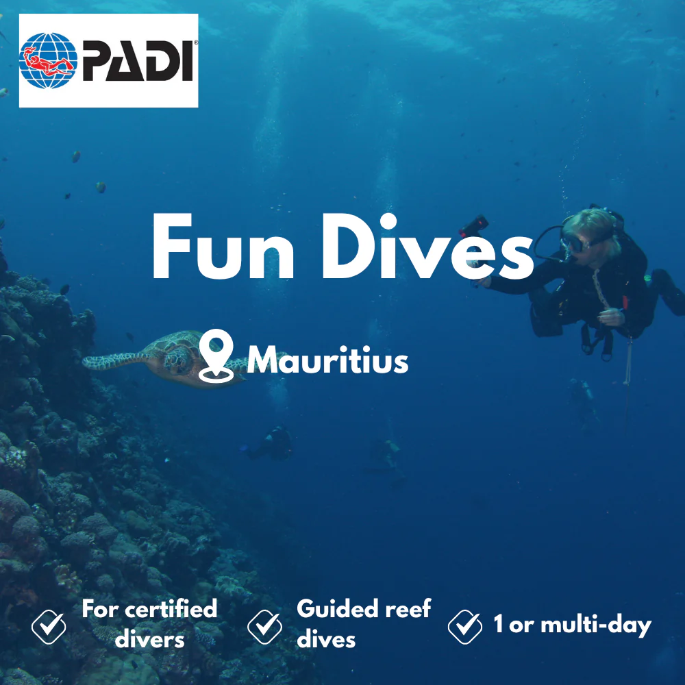 PADI Fun Dives course in Mauritius