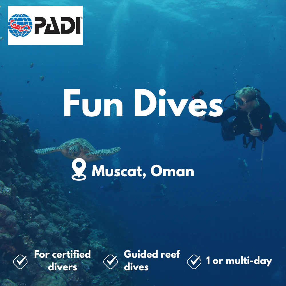 PADI Fun Dives course in Muscat