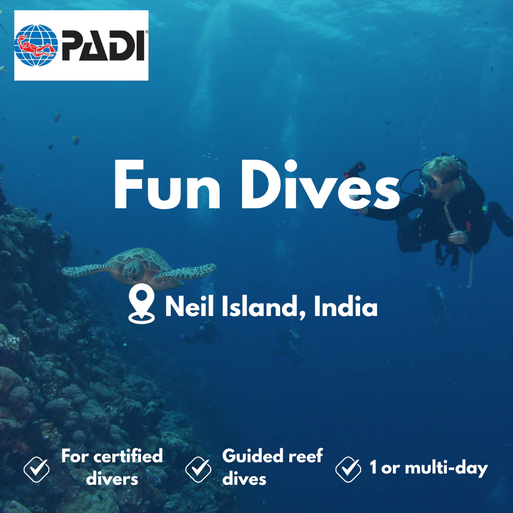 PADI Fun Dives course in Neil Island