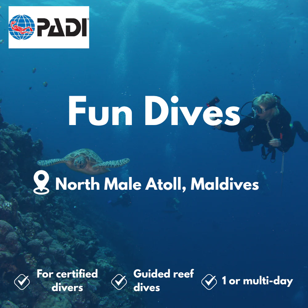 PADI Fun Dives course in North Male Atoll