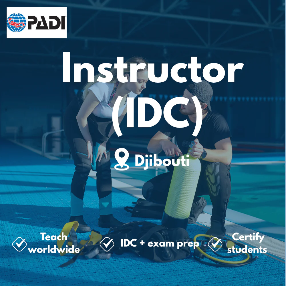 PADI Instructor / IDC course in Djibouti
