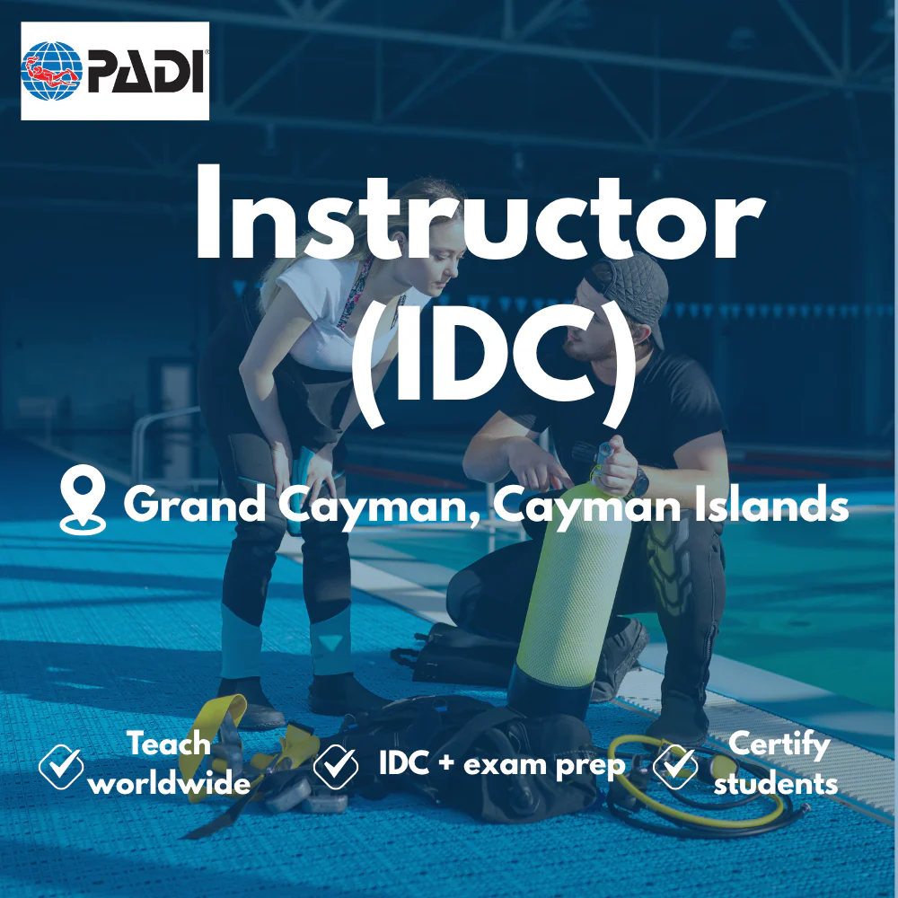 PADI Instructor / IDC course in Grand Cayman