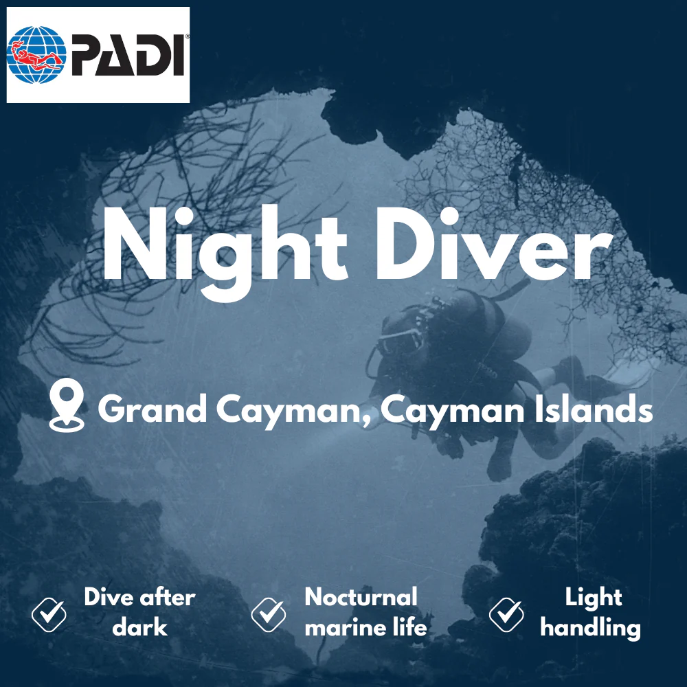 PADI Night Diver course in Grand Cayman