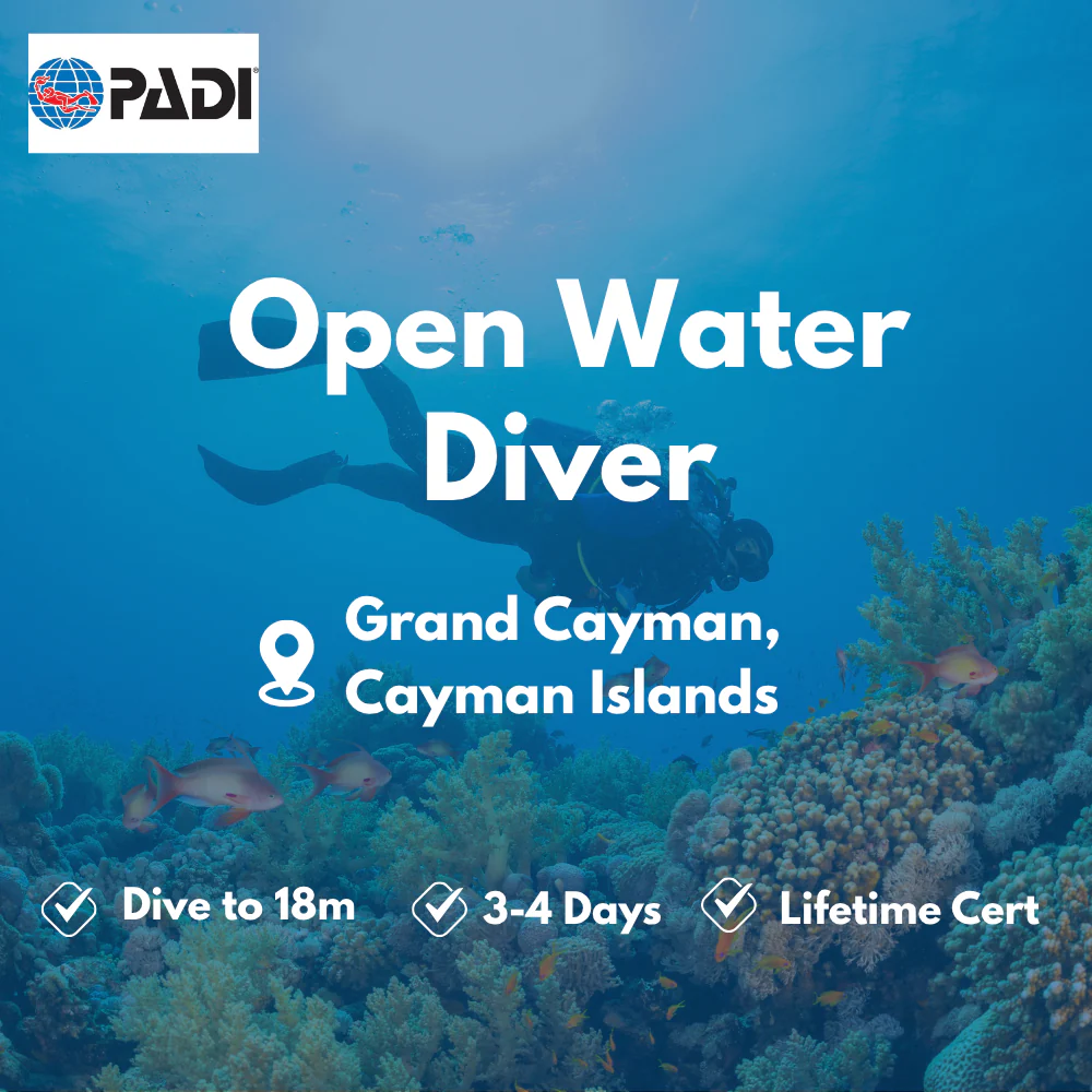 PADI Open Water Diver course in Grand Cayman