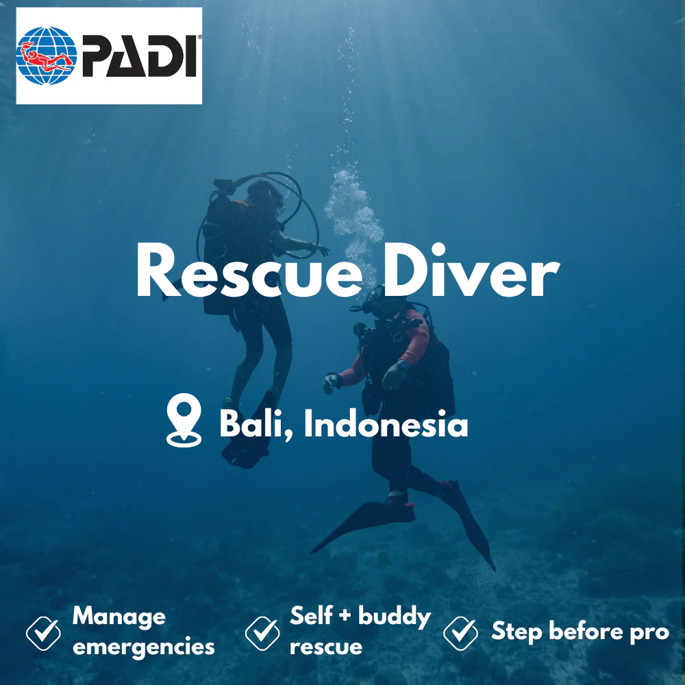 PADI Rescue Diver course in Bali