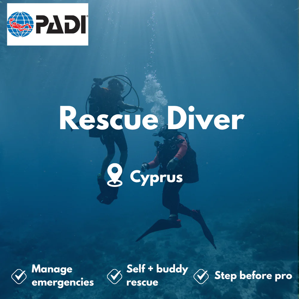 PADI Rescue Diver course in Cyprus