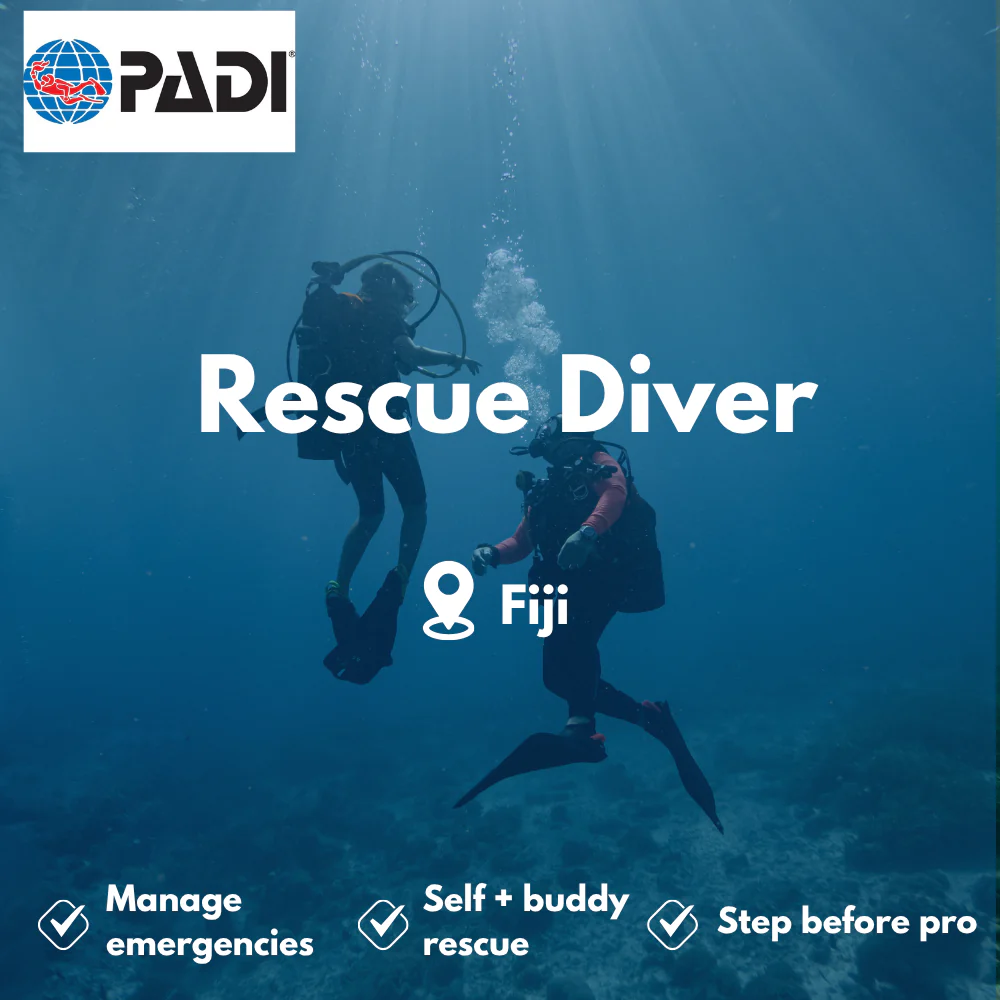 PADI Rescue Diver course in Fiji
