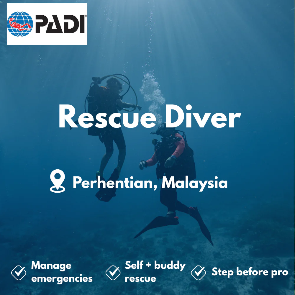 PADI Rescue Diver course in Perhentian