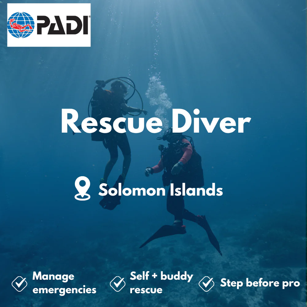 PADI Rescue Diver course in Solomon Islands