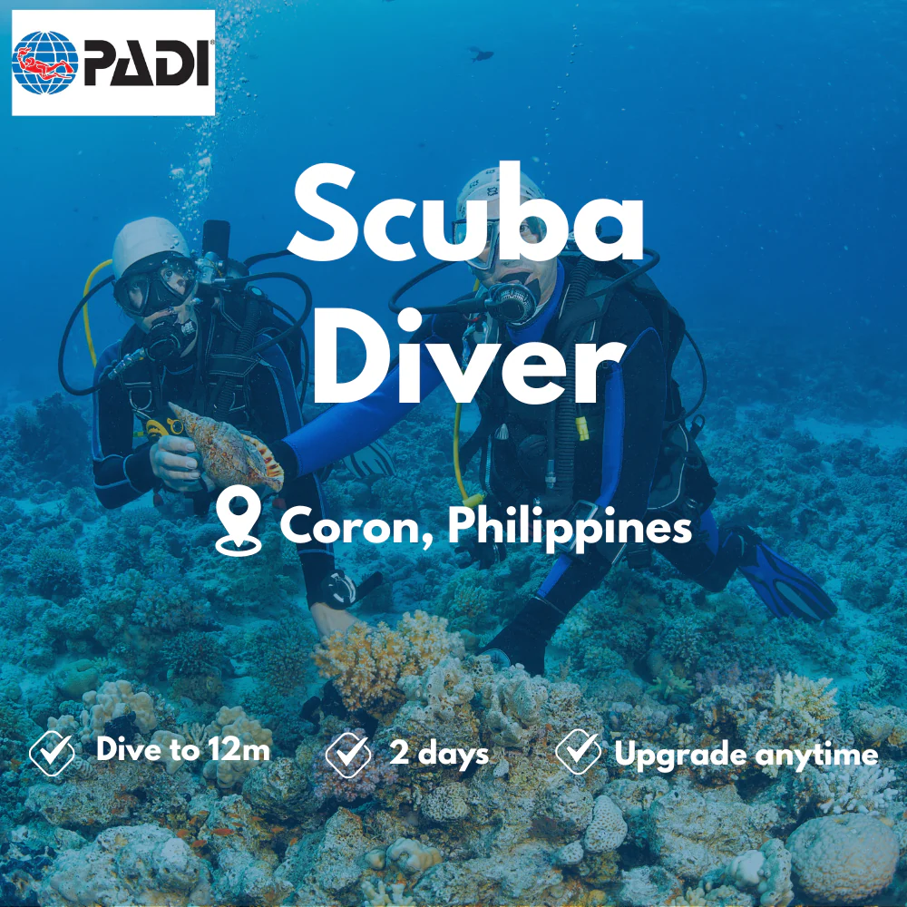 PADI Scuba Diver course in Coron