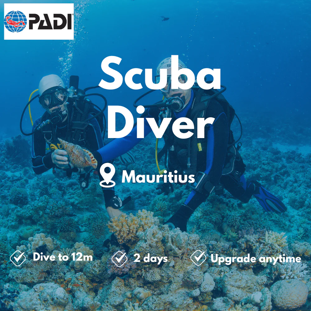 PADI Scuba Diver course in Mauritius